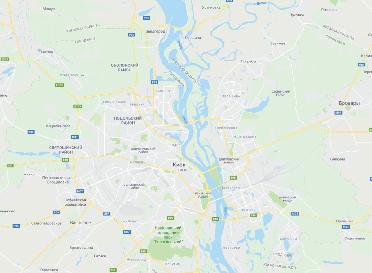 map kyiv